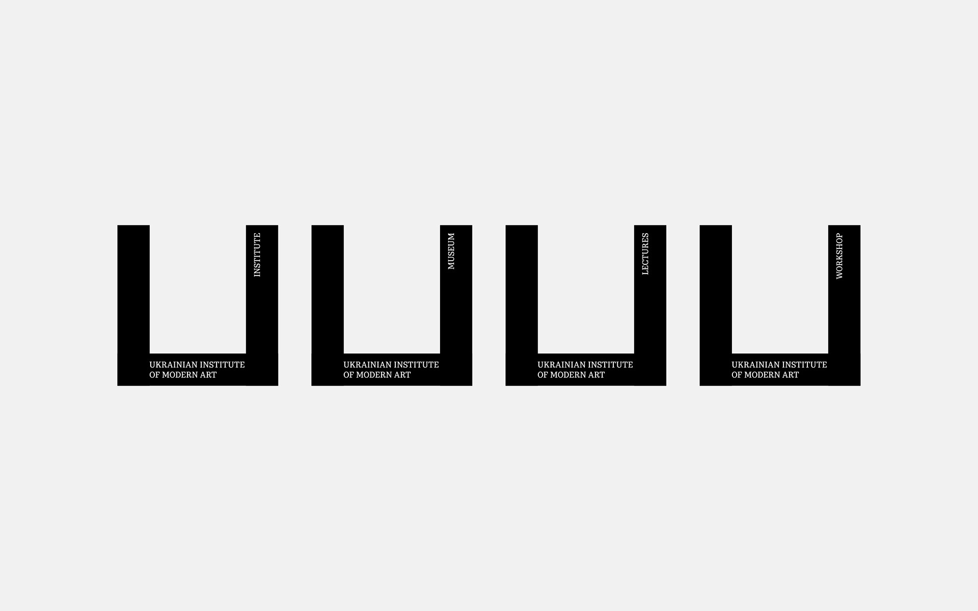 Ukrainian Institute of Modern Art — Identity Applications and Campaign Design