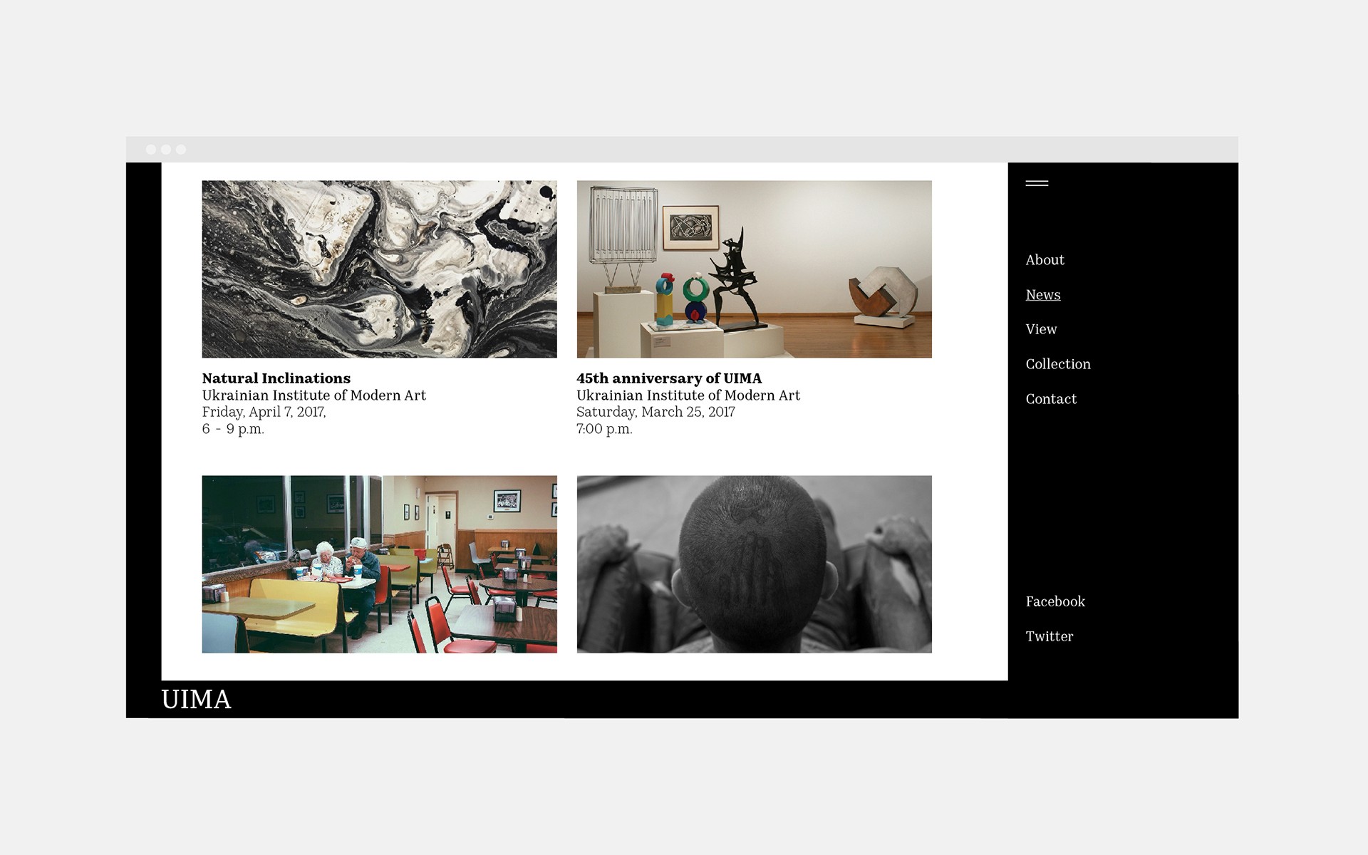 Ukrainian Institute of Modern Art — Identity Applications and Campaign Design