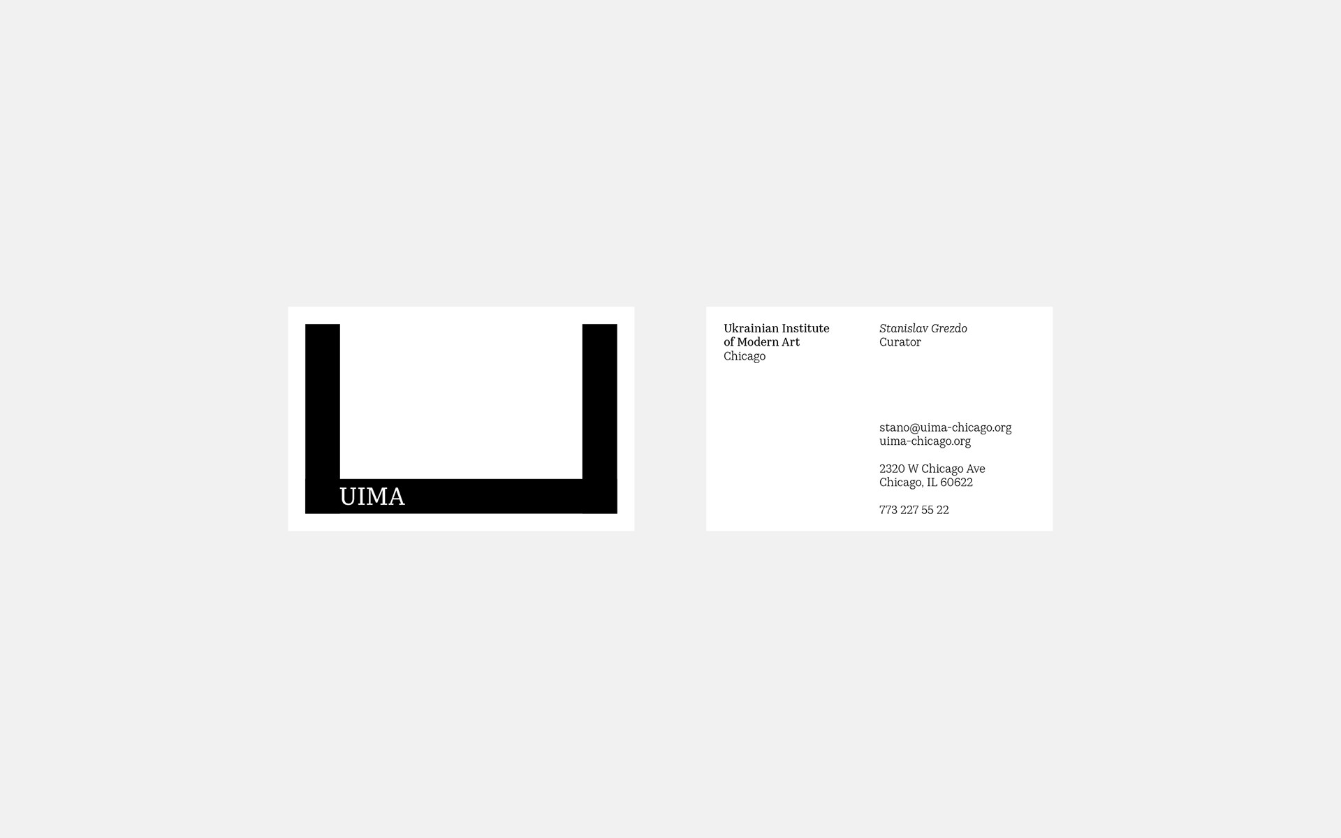 Ukrainian Institute of Modern Art — Identity Applications and Campaign Design
