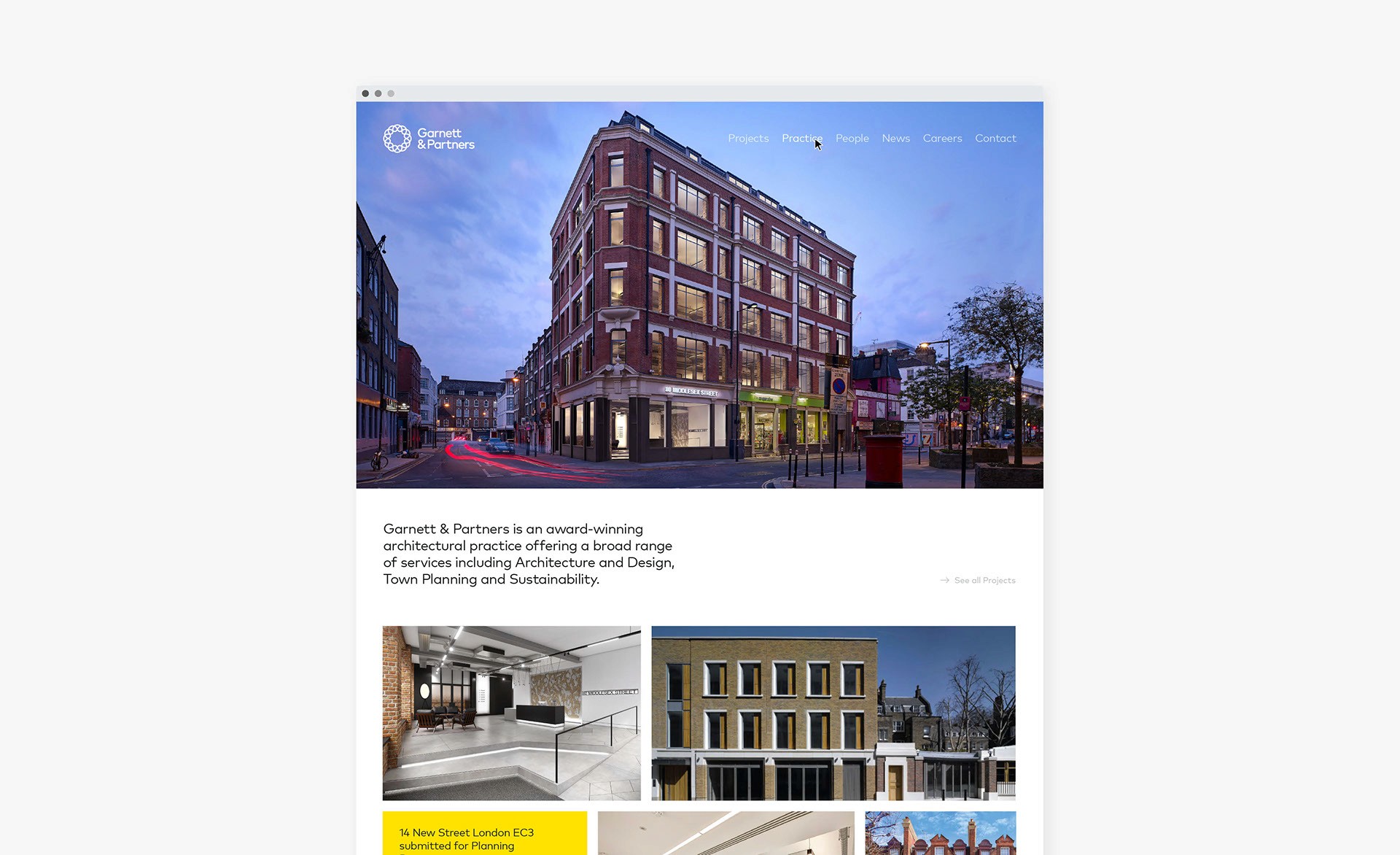 Garnett & Partners — Brand and Digital Experience Design