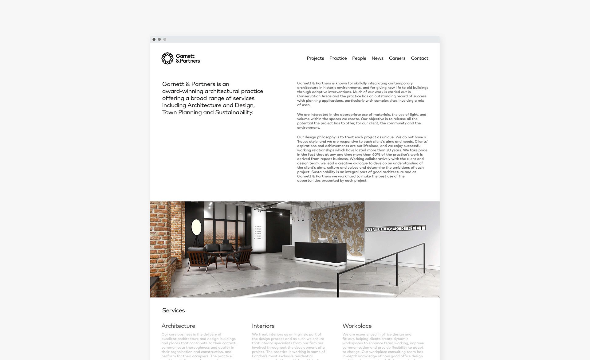 Garnett & Partners — Brand and Digital Experience Design