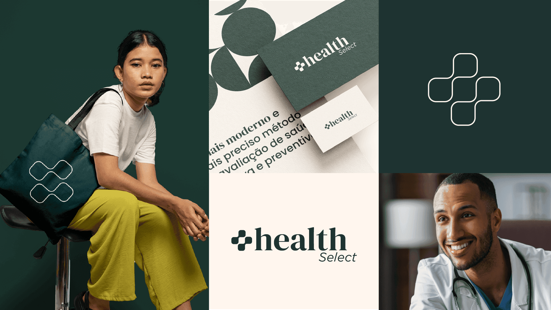 health Select — A Modern Healthcare Identity System by 58UI Design Studio