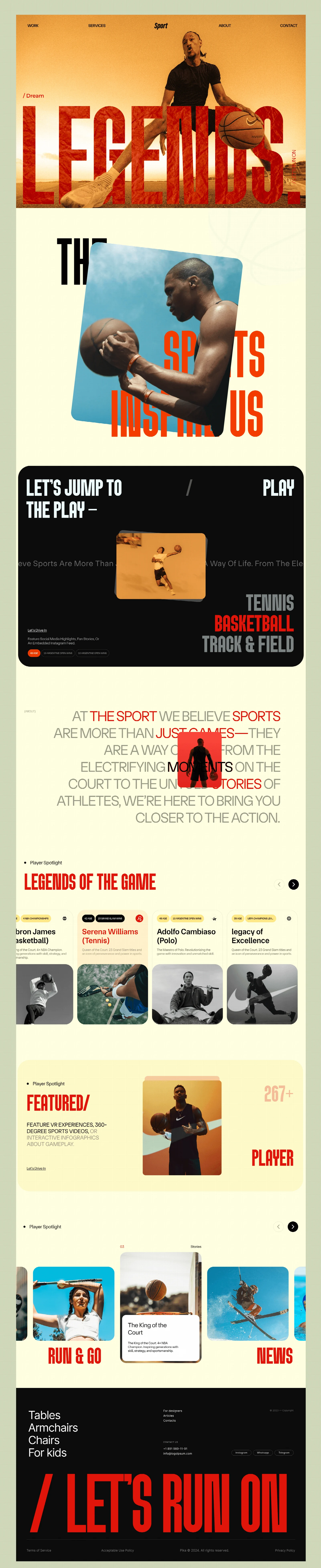 Sports Legends — An Immersive Fan Platform