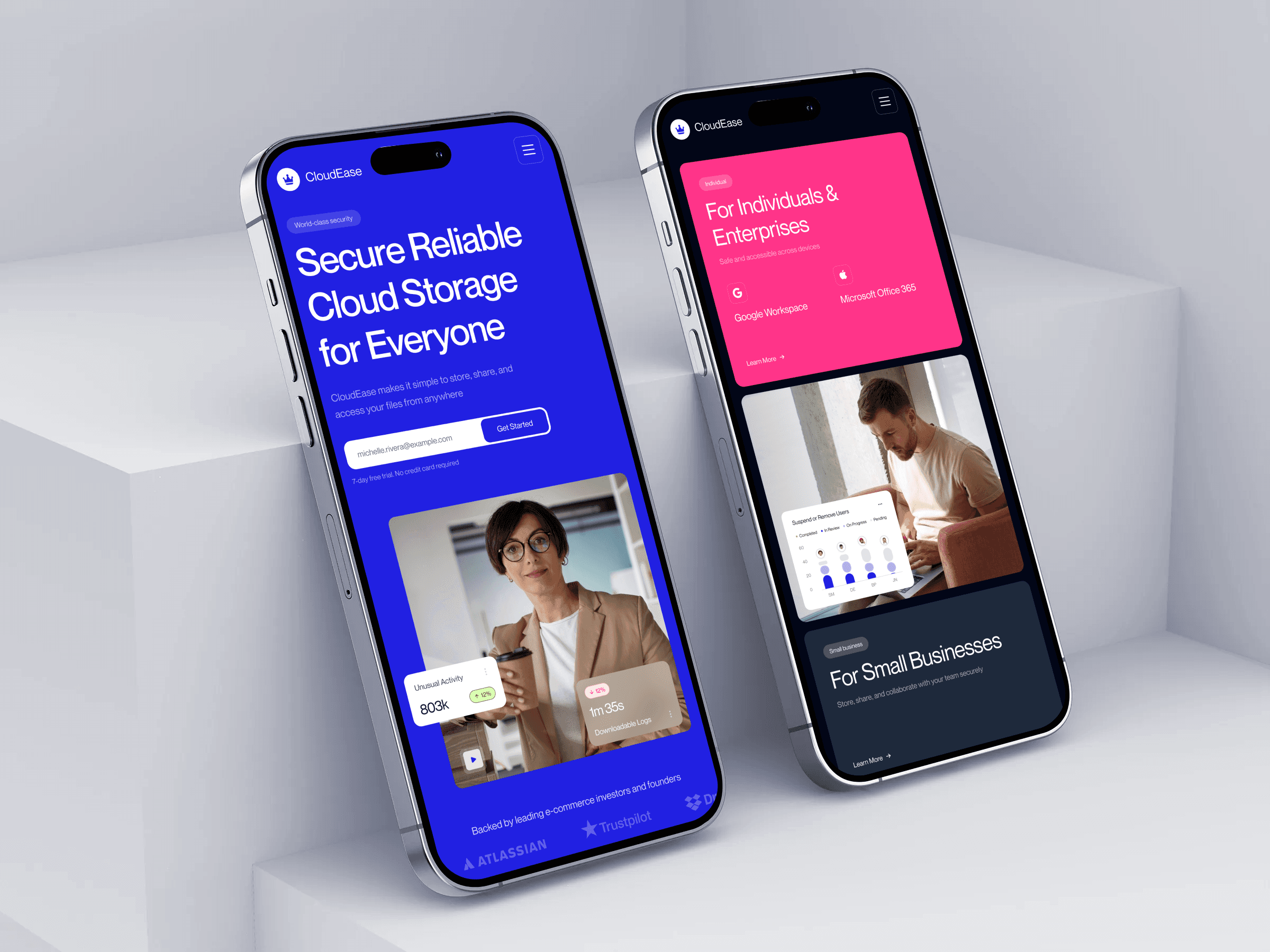 CloudEase — Secure Cloud Storage for Every User