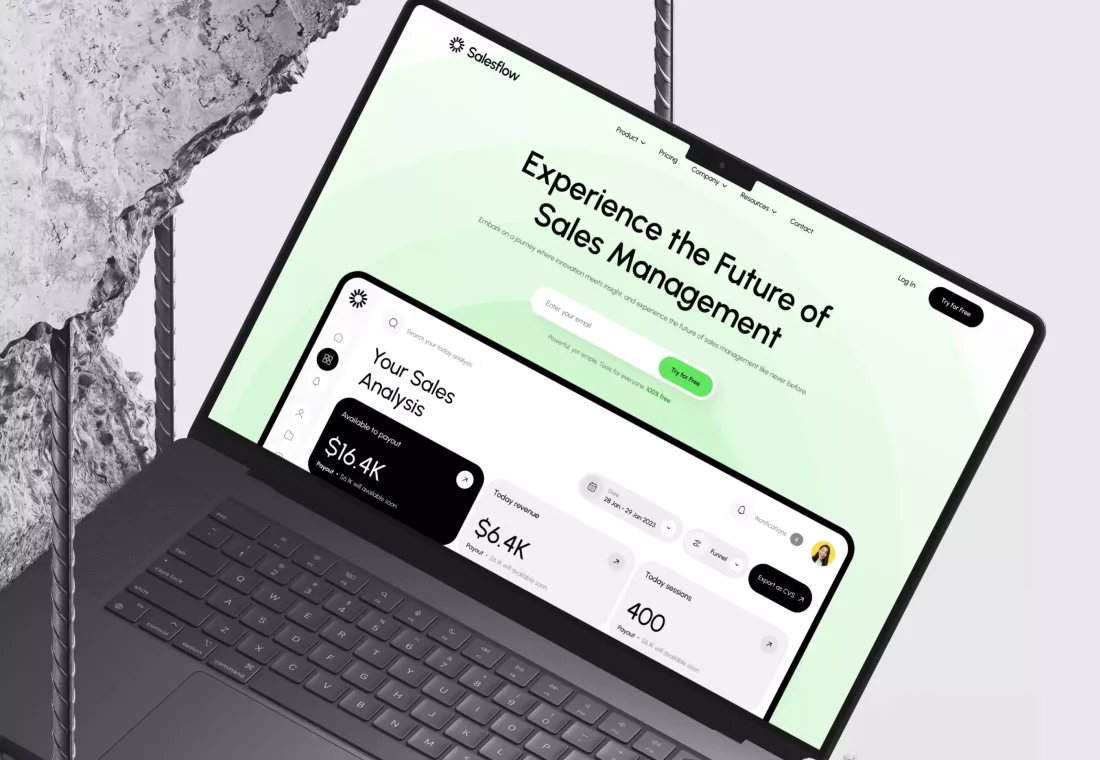 Salesflow — A Smarter Sales Management Experience by 58UI Design Studio