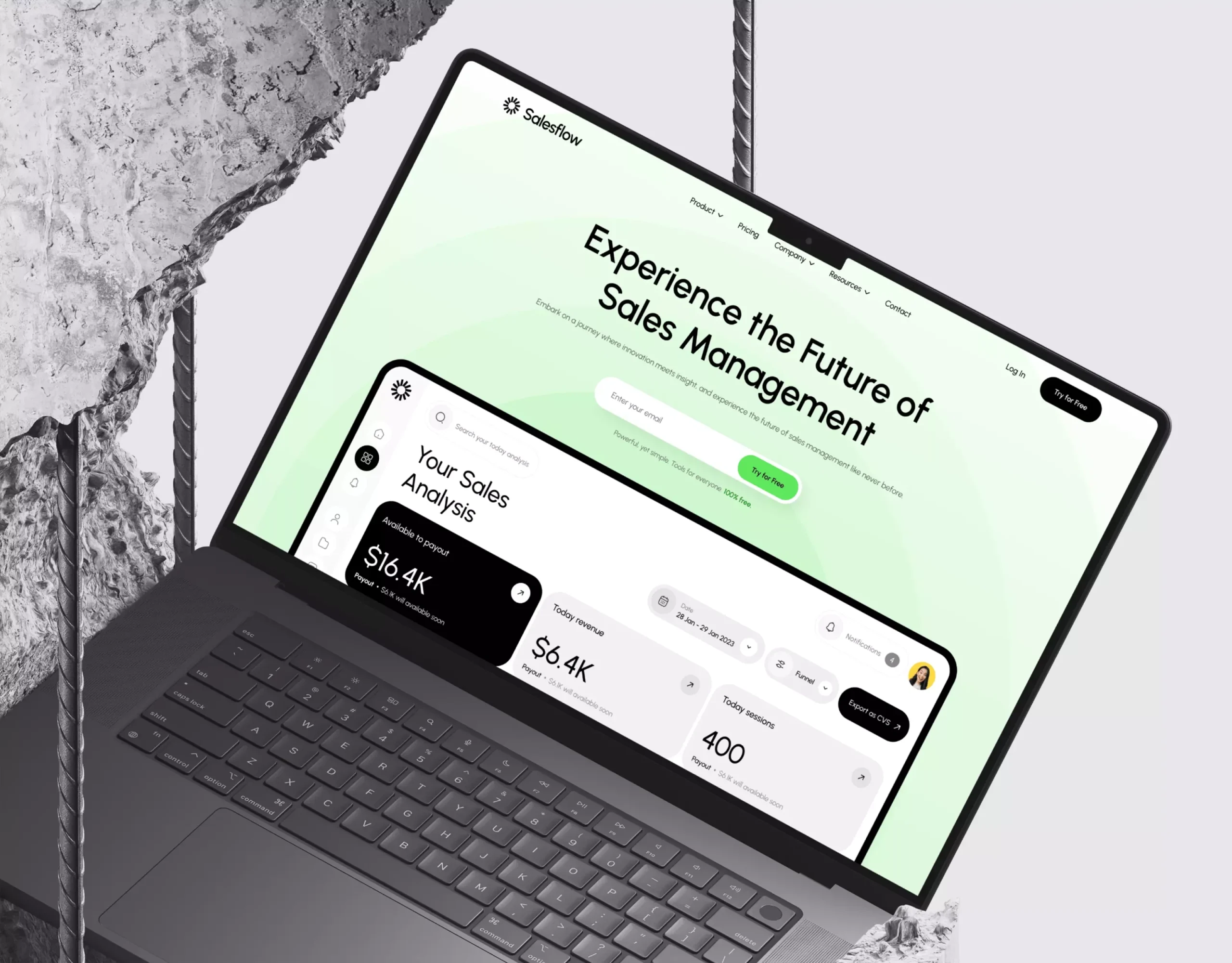 Salesflow — A Smarter Sales Management Experience by 58UI Design Studio
