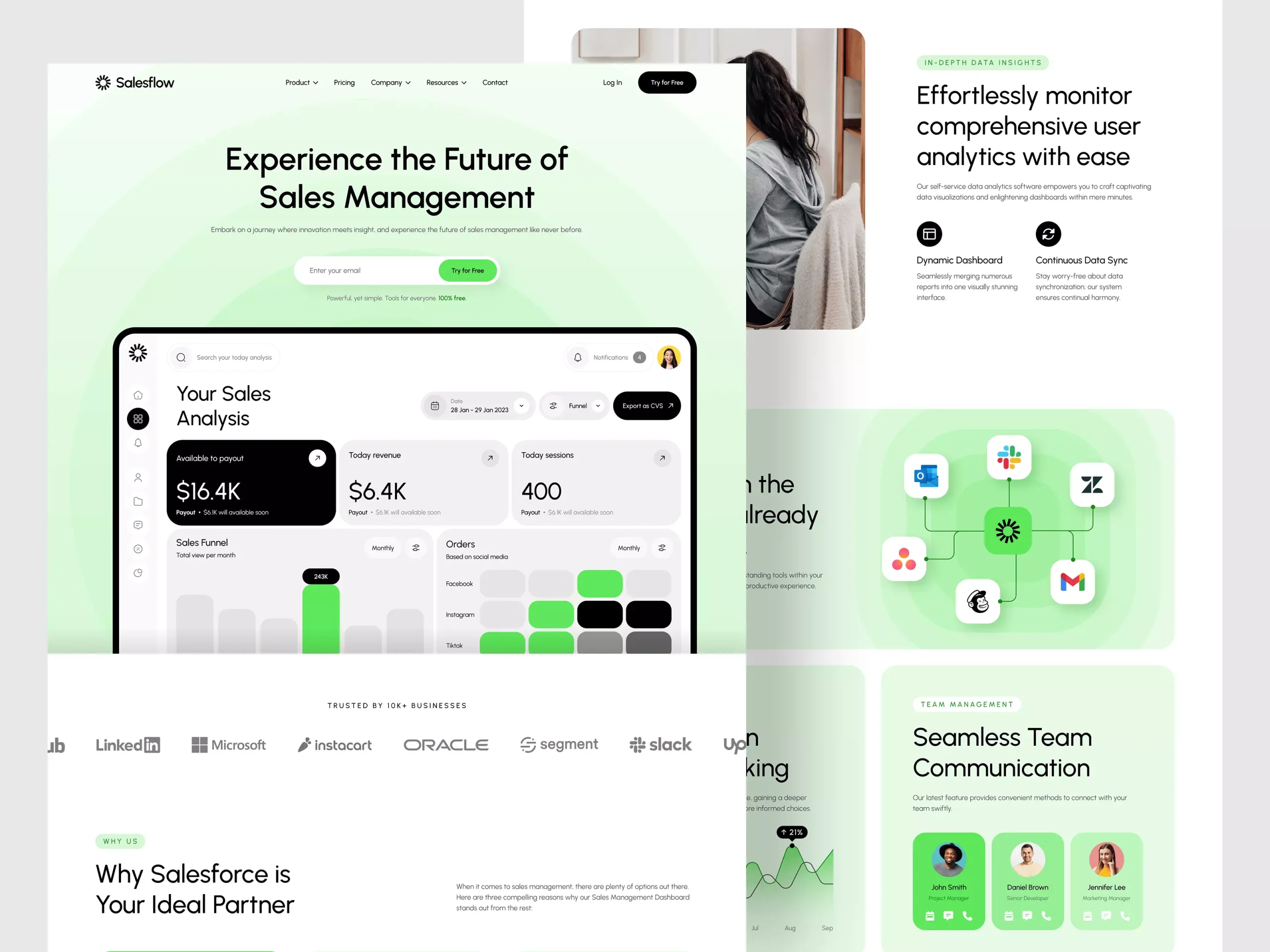 Salesflow — A Smarter Sales Management Experience