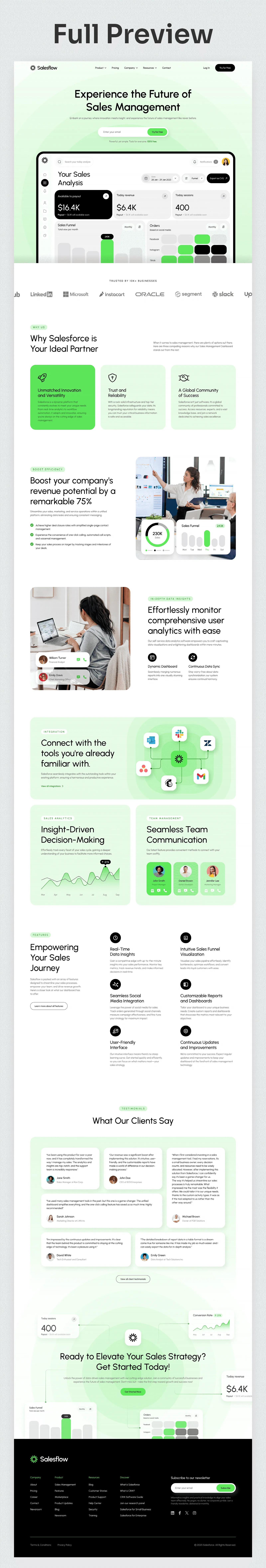 Salesflow — A Smarter Sales Management Experience