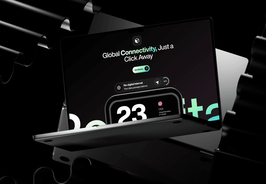 Re-digital — A Seamless Brand Experience for eSIM by 58UI Design Studio