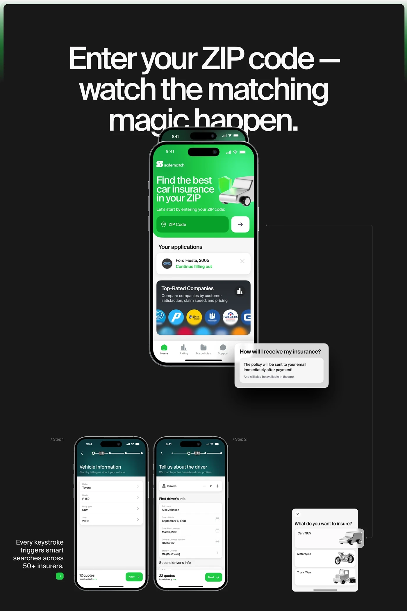 SafeMatch — Rethinking the Car Insurance Journey