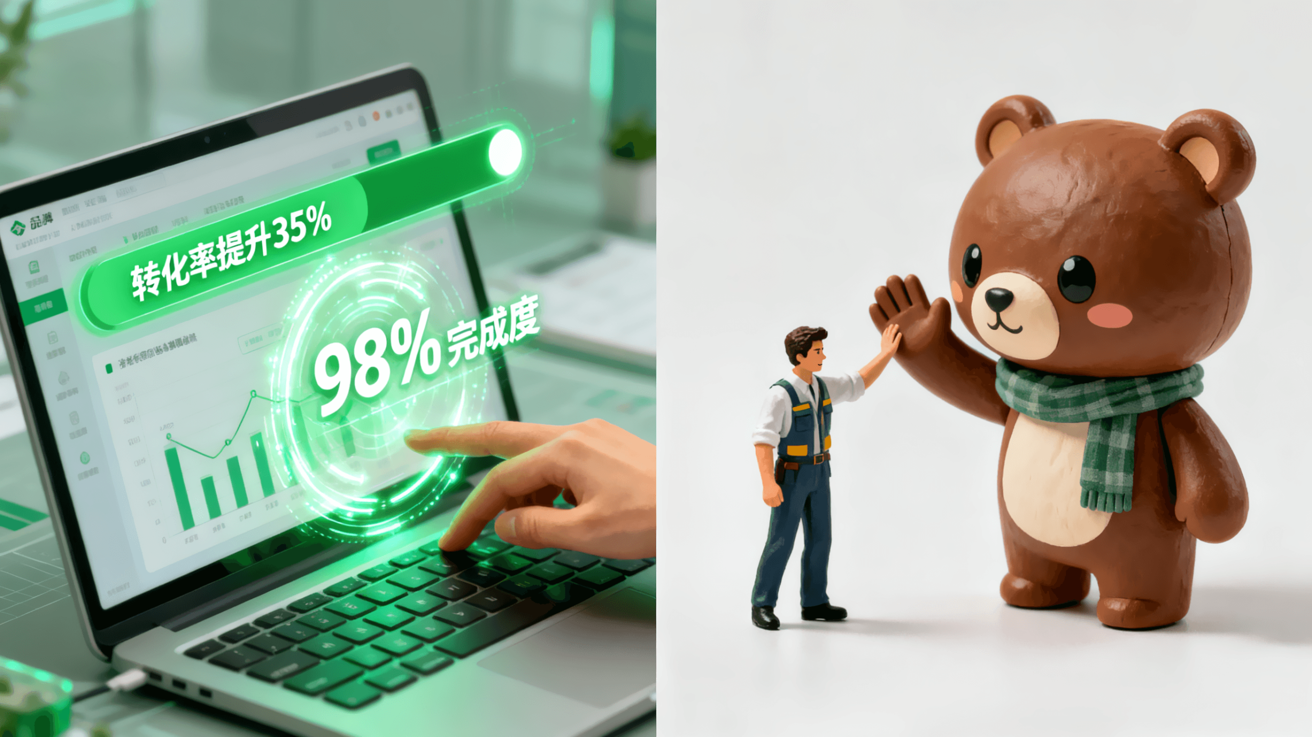 微缩世界：电商官网与品牌官网设计区别｜高效转化 vs 情感共鸣
