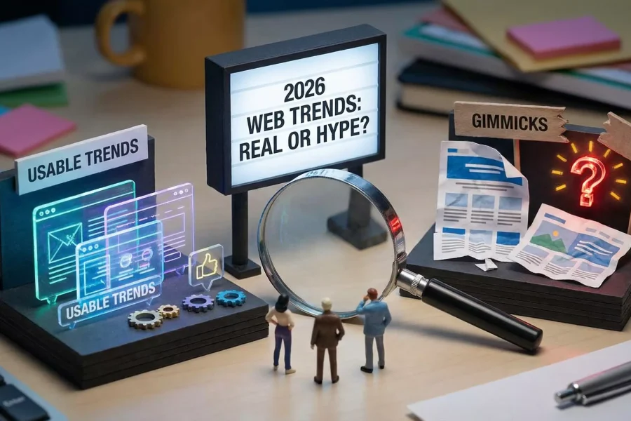 Web Design Trends for 2026: What Is Worth Using and What Is Just Hype? — 58UI Insights