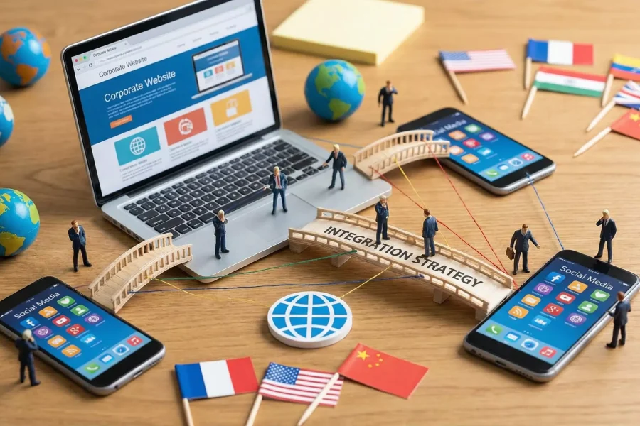 How Corporate Websites and Social Media Can Work Together — 58UI Insights