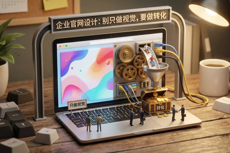 Corporate Website Design: Build for Conversion, Not Just Visuals — 58UI Insights